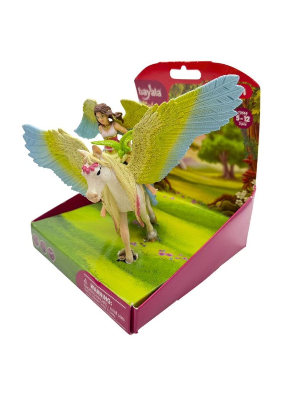 SCHLEICH 70566 Surah with glitter Pegasus and fairy playset horse winged fantasy - Picture 2 of 9